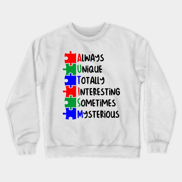 Autism Awareness Crewneck Sweatshirt by Peter the T-Shirt Dude